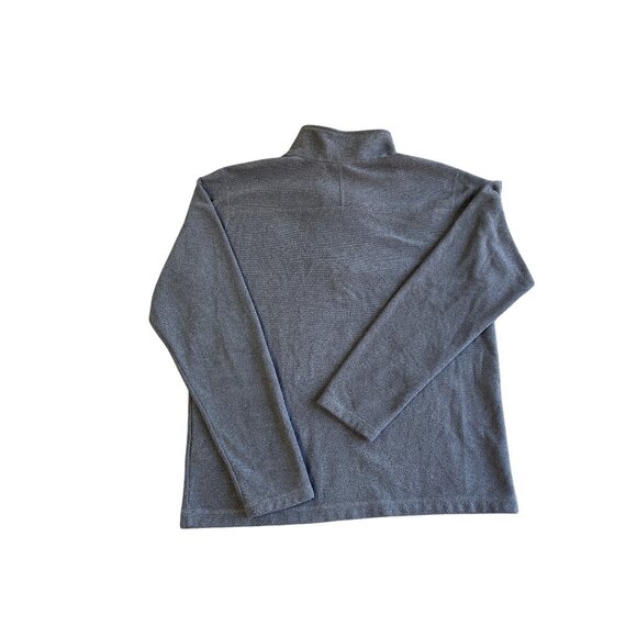 The North Face Mens 1/4 Zip Gray Fleece Pullover Sweater Size L Regular Fit - Picture 3 of 8